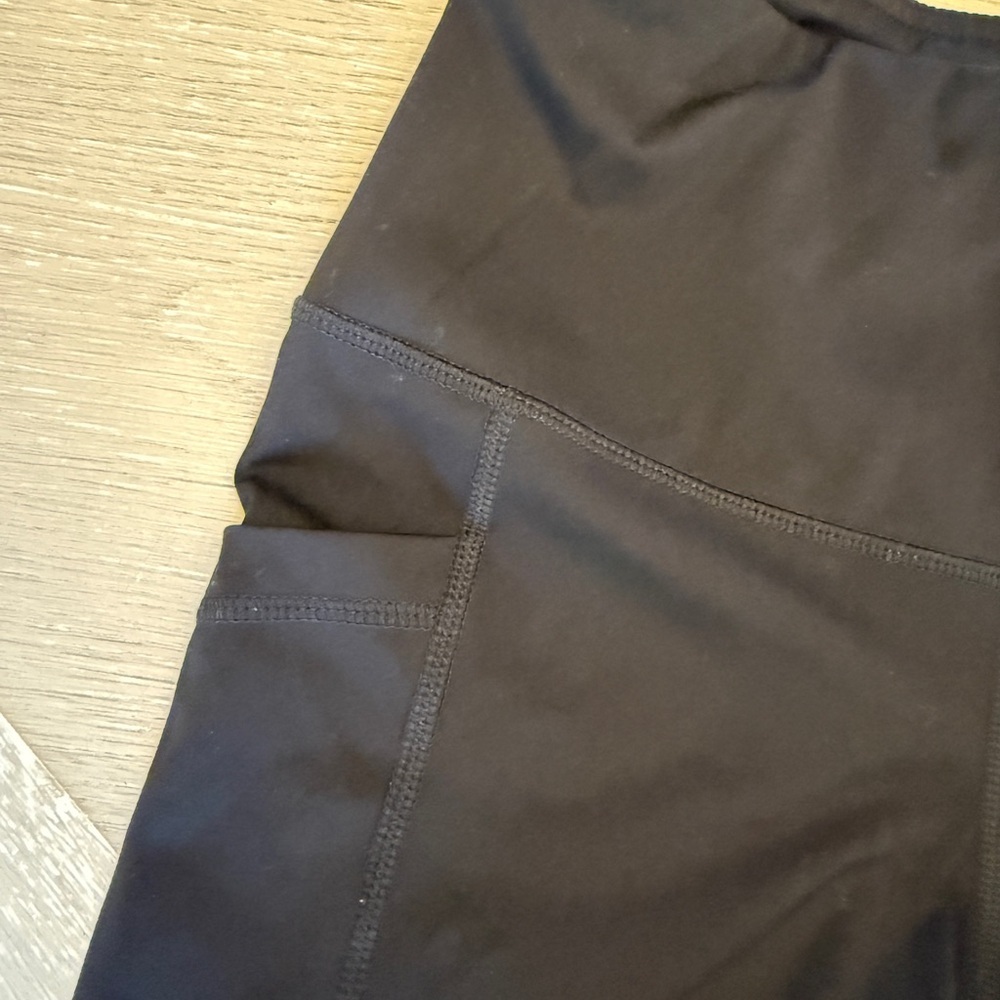 Women's Black Bike Shorts - Picture 3 of 5
